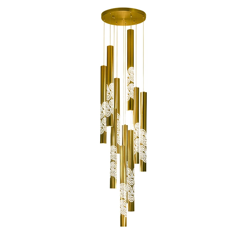 Современная светодиодная подвесная люстра с COB матрицей потолочная лампа