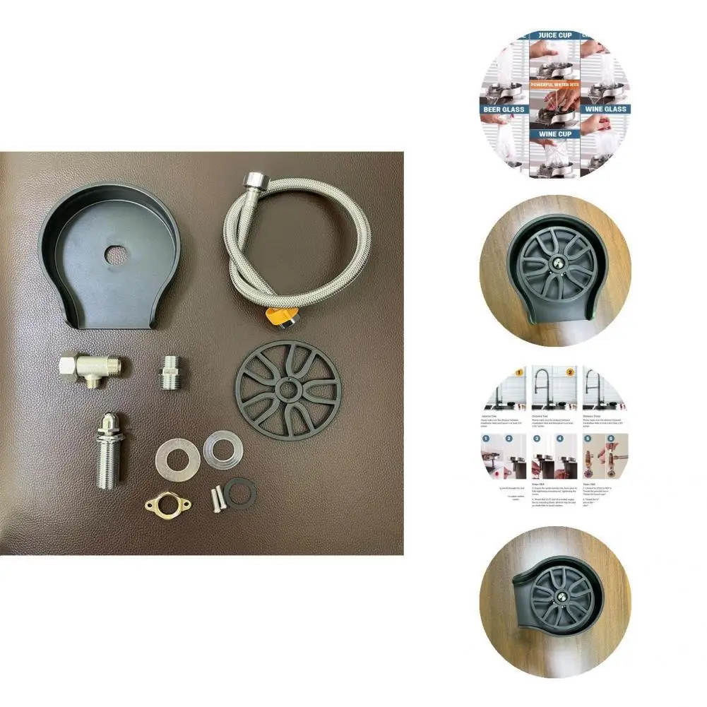 

Self-adhesive 1 Set Useful Energy-saving Bottle Cleaner Reliable Cup Rinser Effective for Home