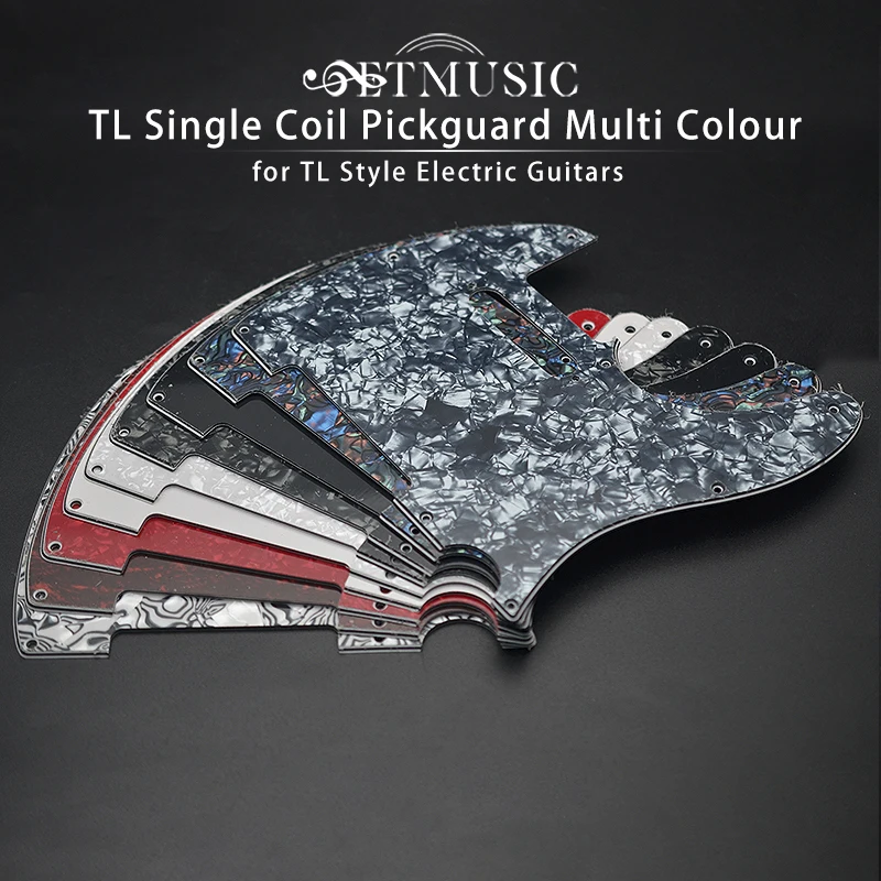 

TL Pickguard 3-слойная одинарная катушка отверстие для захвата 8 отверстий для винтов пластина для TL Style электрические гитары разные цвета