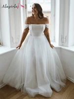 alagirls oversize wedding dress ivory wedding dress 2022 elegant sexy bridal gown robe de soir%c3%a9e de mariage with lace back