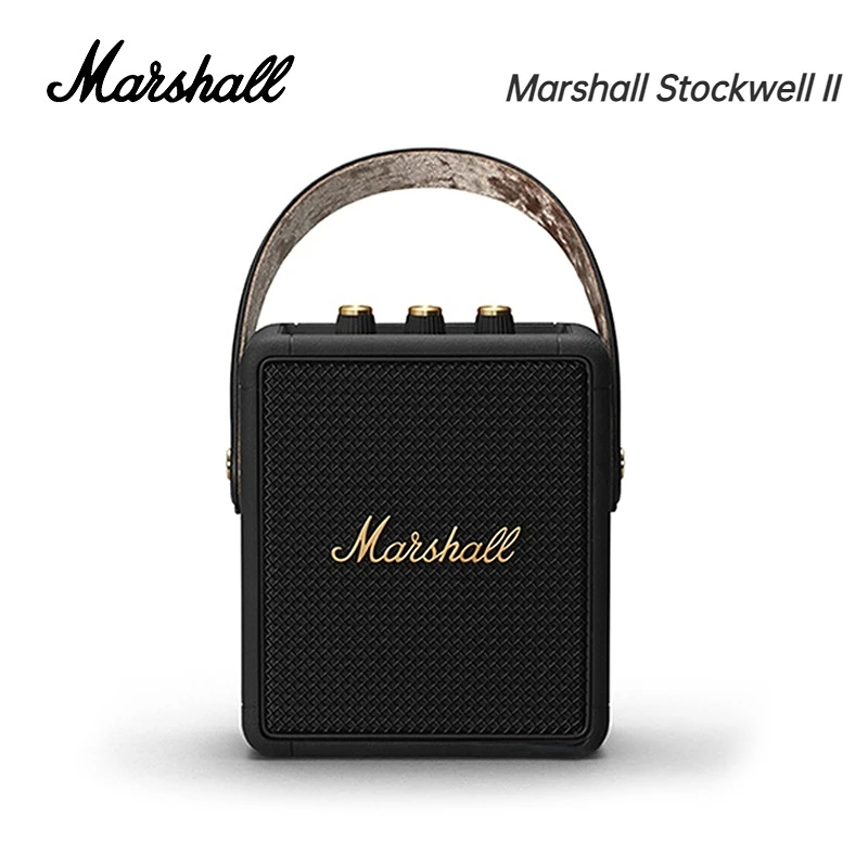 Портативный Bluetooth-динамик Marshall Stockwell II Rock 5.0 в стиле ретро колонка для дома улицы