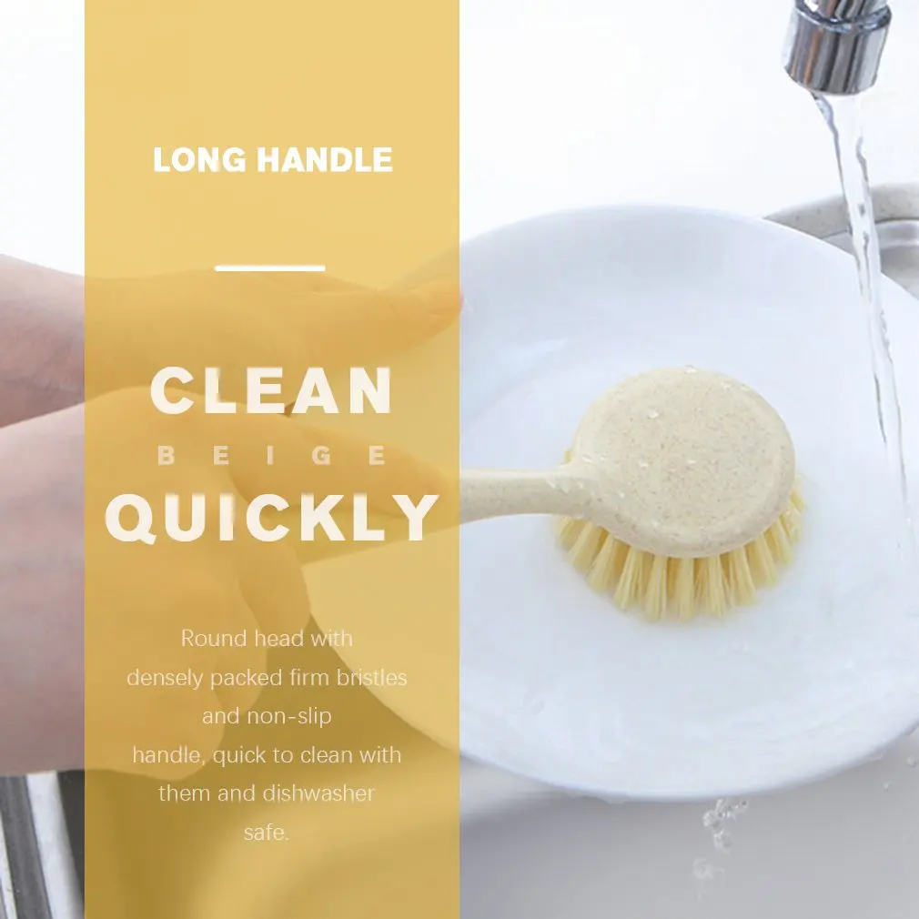 

Сковорода для раковины практичное удаление пятен кухонные инструменты для чистки кухонные щетки для скраба с прочной офсетной ручкой прот...