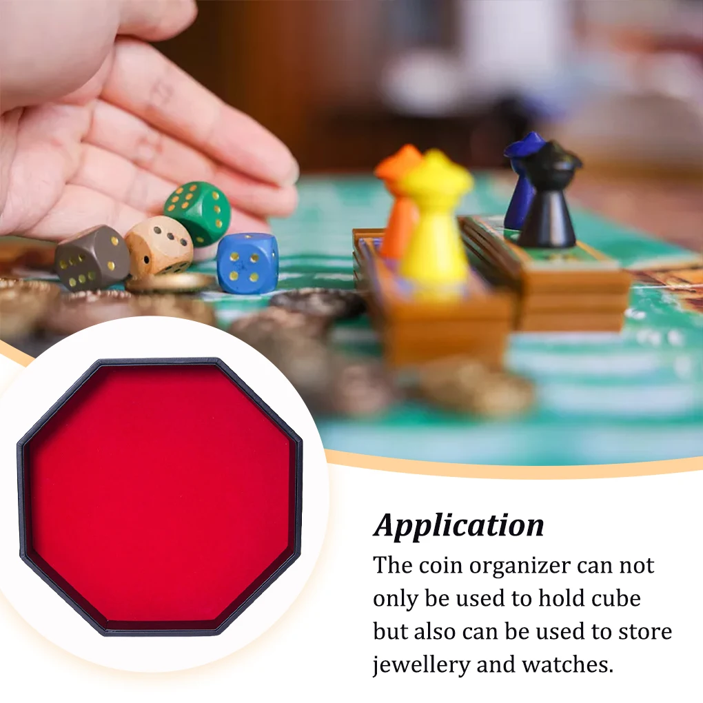 

Восьмиугольный поднос для игр, коробка для хранения ювелирных изделий, держатель для мелочей