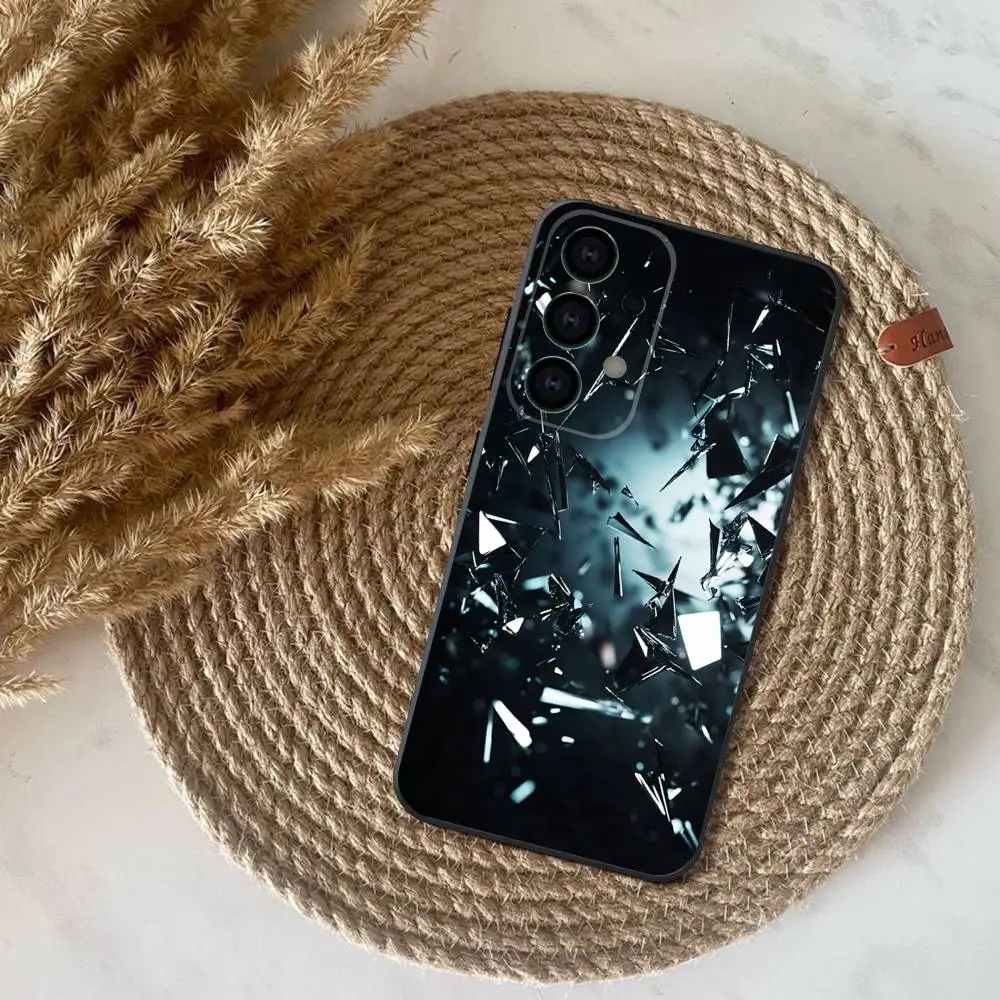 Фото Креативный чехол с изображением разбитого стекла для Samsung Galaxy S26 S21 S25 FE S24 S23 Ultra S20 S9 S22 Plus S10, TPU-накладка №2