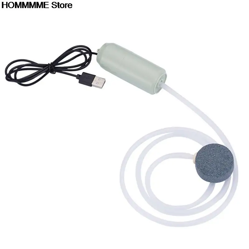 Портативный Кислородный воздушный насос для аквариума USB бесшумный компрессор