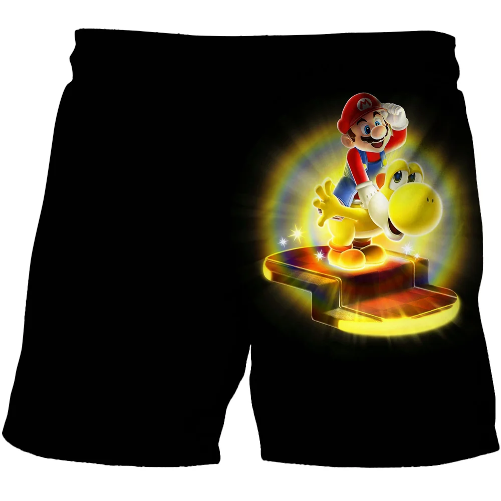 

Cartoon Anime Game Baby Clothing Super M-arios Children's Short Sleeve 3D Printing Kids Beach Pants Boys Girls Universal Pants