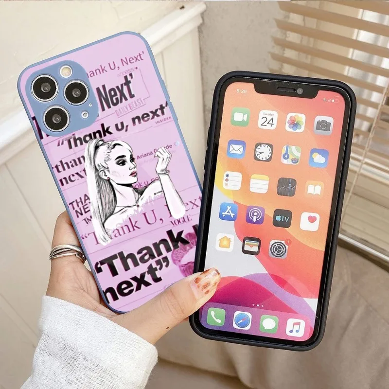 

Grandes Positions Phone Case For IPhone 14 13 12 11 Pro Max X XR XS 8 7 Plus Liquid Glass Color Phone Cover