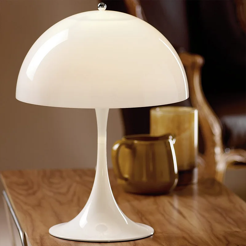 

Simple Modern Mushroom Table Lamp Bedroom Bedside Lamp for Living Room Decorative Table Lamp Mushroom Lamp Art Deco E27 Lamp