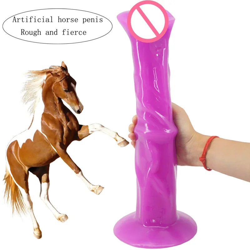 Stallion simulation penis anal plug fun sex products female clitoris massage stick anal anal plug adult sex toy