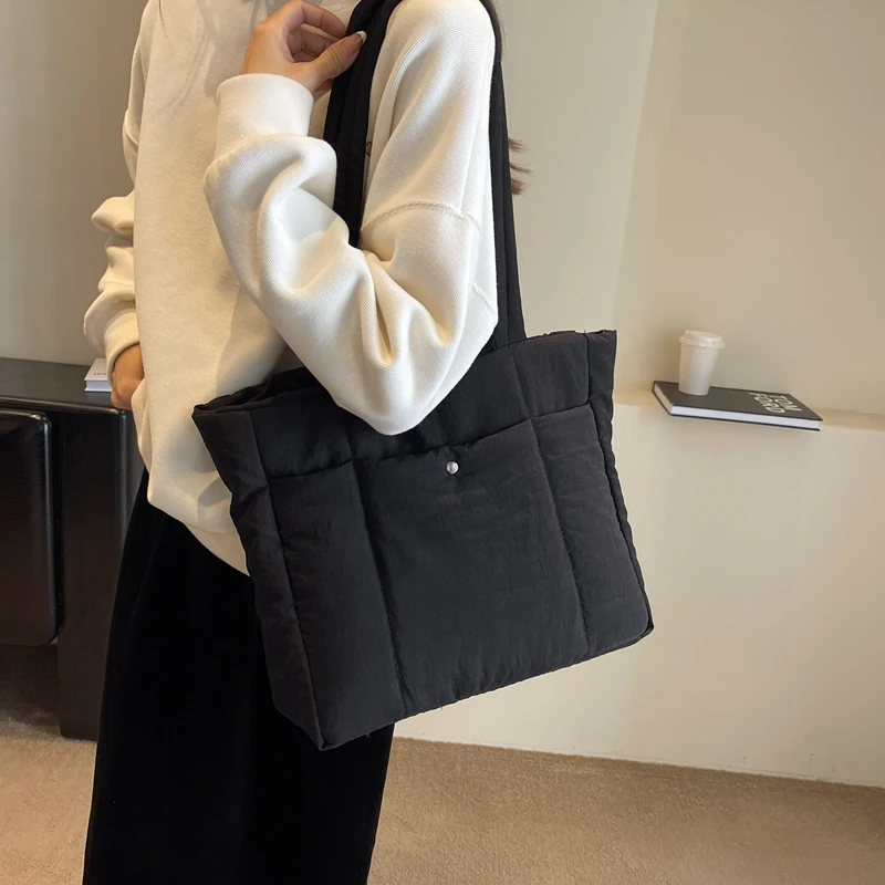 Простая повседневная Универсальная женская сумка для хранения на одно плечо