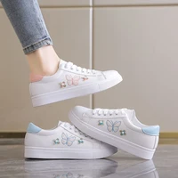 butterfly embroidery woman vulcanize shoes 2022 fashion patchwork korean female sneakers students basic sleek casual shoes