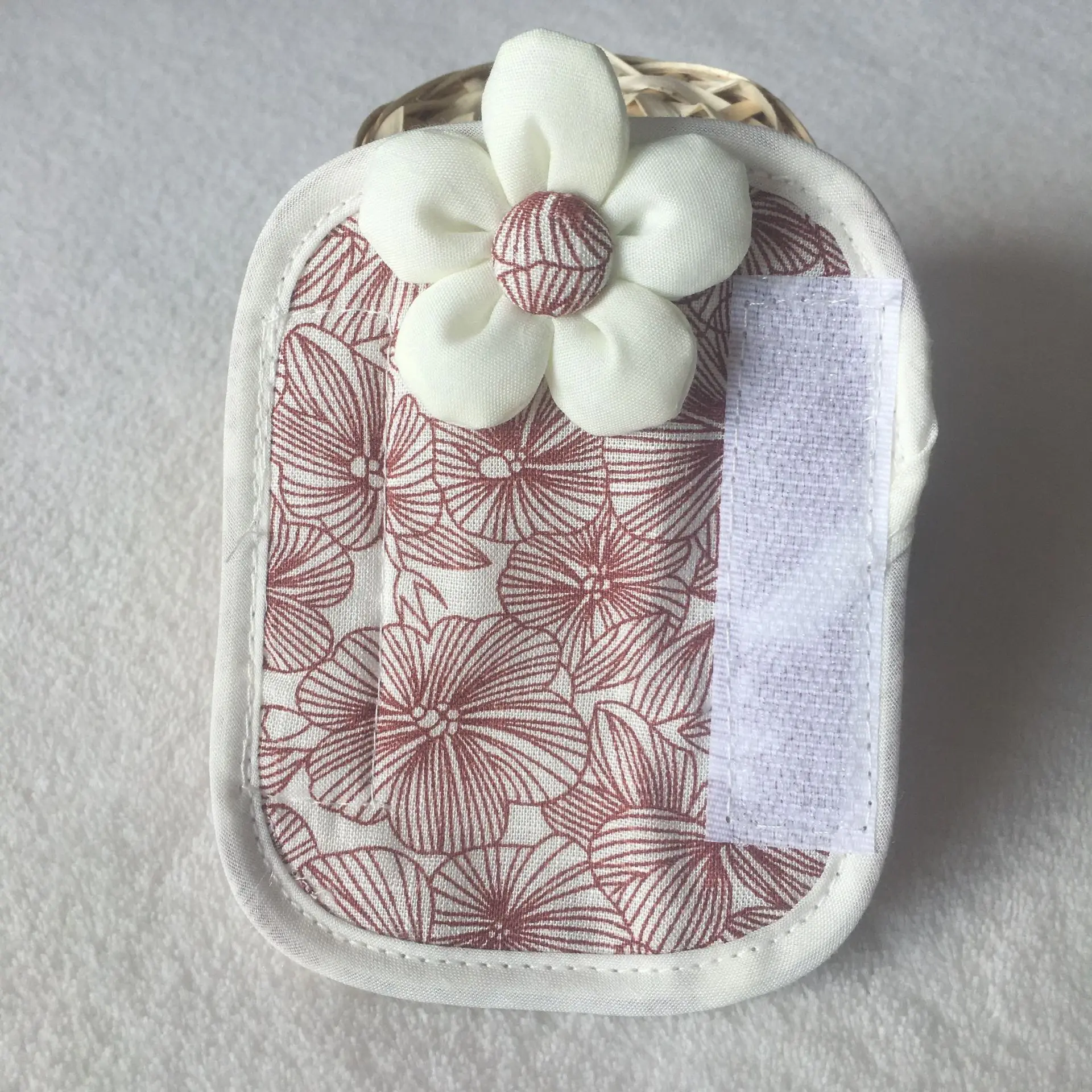 Антистатический Утолщенный Чехол Для Дверной Ручки С Цветочным Узором Мягкий