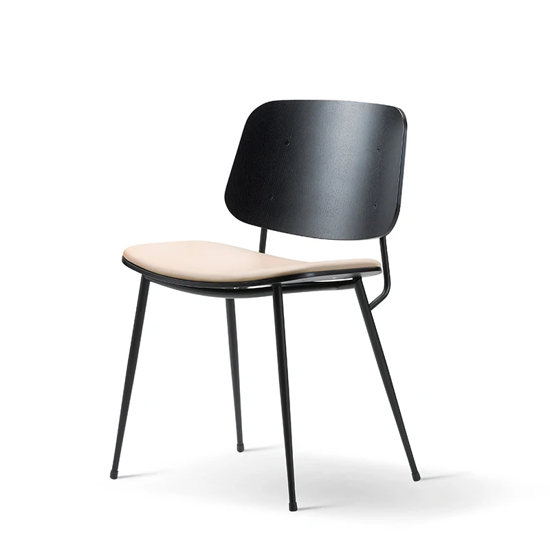 

Rattan Nordic Dining Chair Design Armchair Ratan Replica Designer Chair Solid Wooden Office Silla Comedor Home Furniture