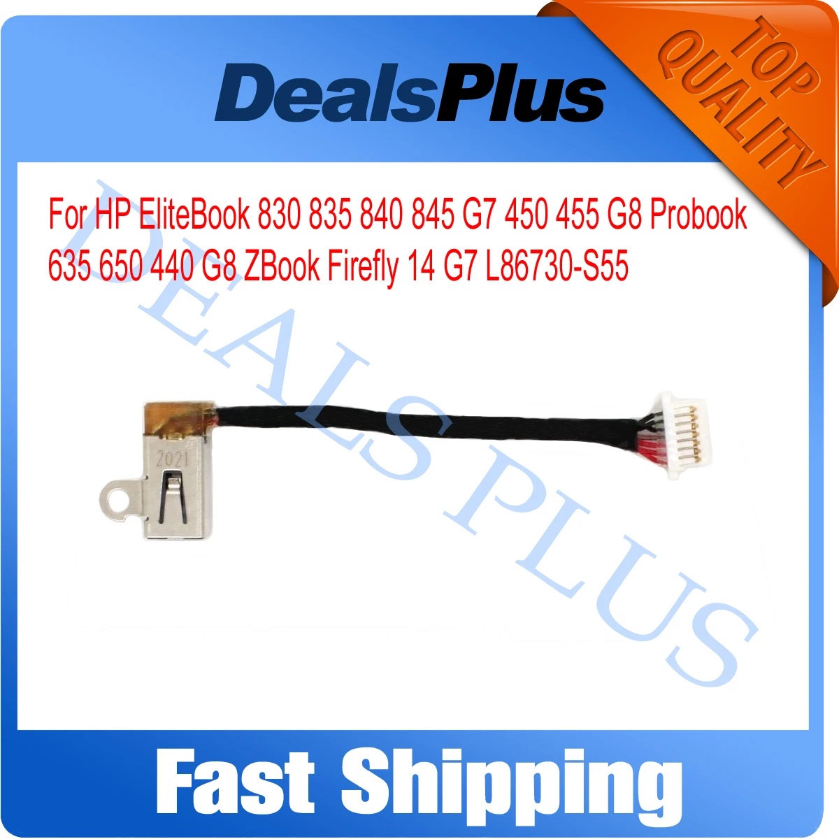 

New Replacement DC Power Jack Cable For HP EliteBook 830 835 840 845 G7 450 455 G8 Probook 635 650 440 G8 ZBook Firefly 14 G7