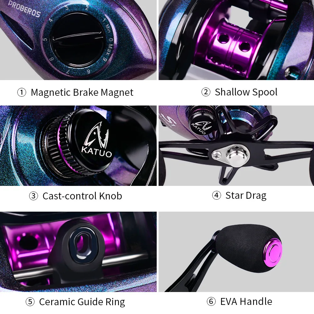 Катушка для литья наживки колесо с каплей воды из металла 4 + 1 ось рыболовная