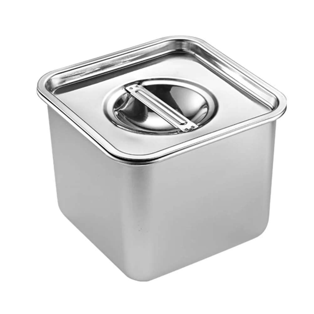 

Condiment Seasoning Jar Container Containers Storage Pot Sugar Box Stainless Salt Steel Lids Jars Cruet Pepper Kitchen Metal