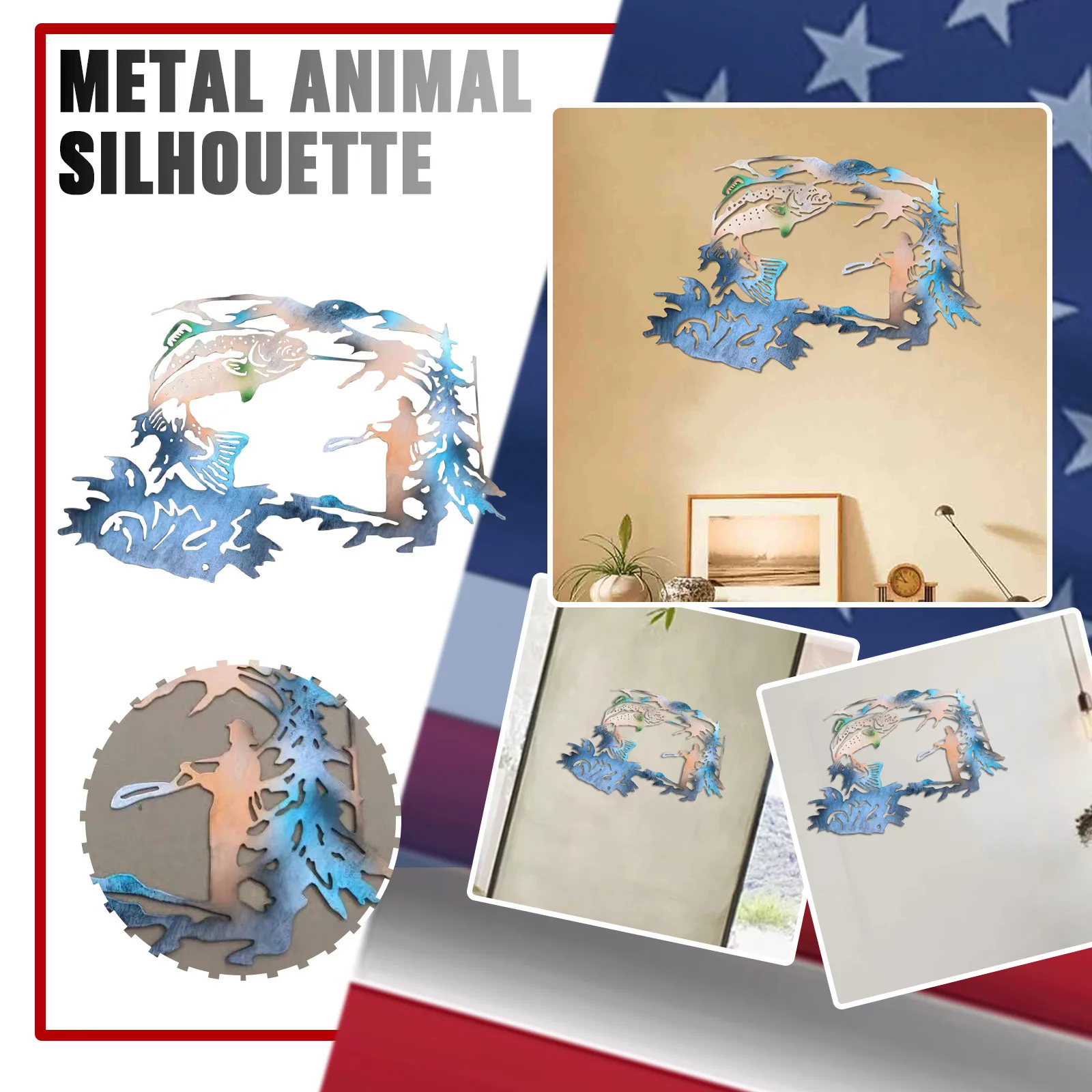 

Figurines And Statues Personalized Art Sign Metal Sign Angler Metal Custom Personalized Home Decor 18x18 Pillow Set of 2