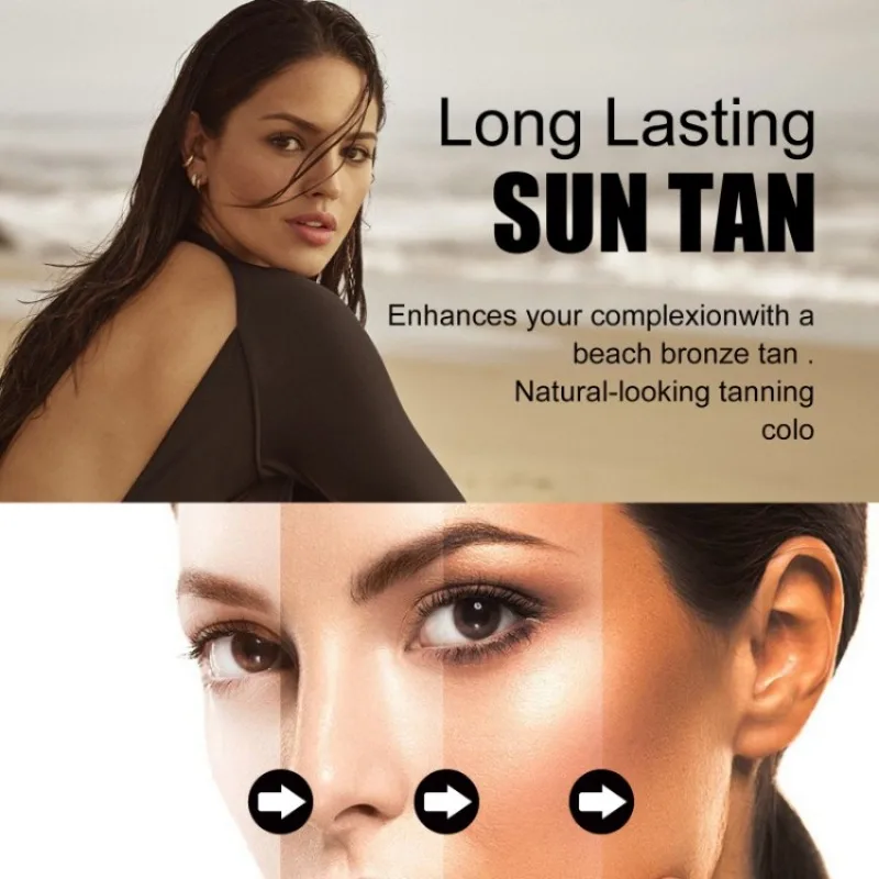 Женский крем для быстрого загара летняя водостойкая Сыворотка самозагара