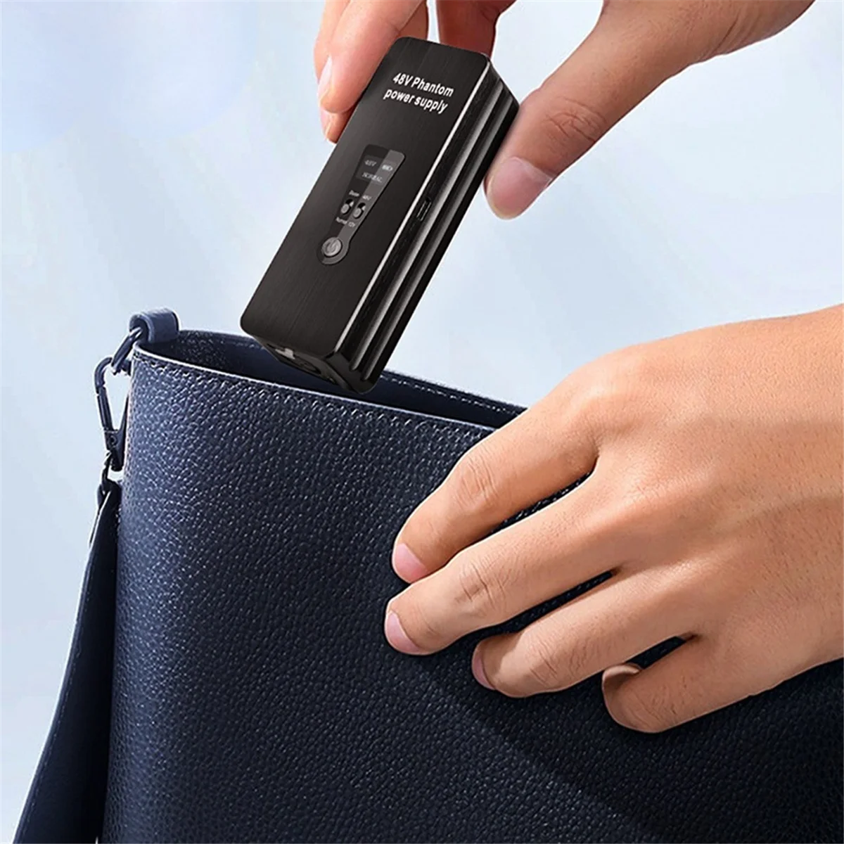 Фантомное питание 48 в 12 В переключатель перезаряжаемый портативный для