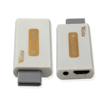 wiistar retail white for wii to hdmi wii2hdmi adapter converter bypass support 1080p 3 5mm audio video output hot sale