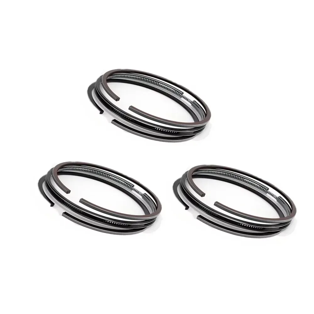 Фото 3TNE74 поршневые кольца, 3 цилиндра STD 74*1,5HK + 1,5 + 3 мм для Yanmar 3TNV74 3TNM74, комплект для капитального ремонта, детали двигателя №1