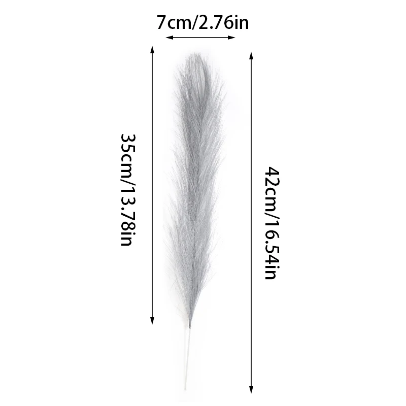 Искусственные цветы, шелковая пампасная трава, искусственный цветочный ...