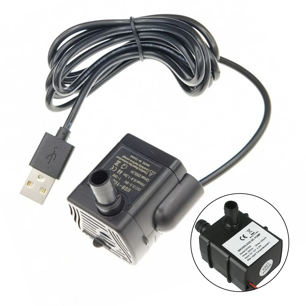 

12V Submersible Water Pump Ultra Quiet Brushless Motor For Pools - 240L/H Usb Water Pump High Quality Waterproof