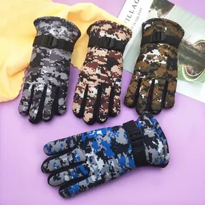Imported Kids Gloves Winter Warm Camouflage Gloves Children Fashion Boys And Girls Thick Outdoor Ski Long-sle