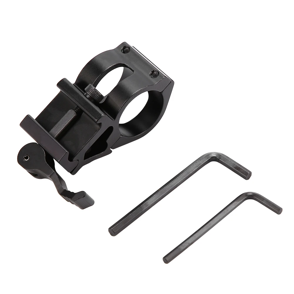 

Tactical Quick Release 25.4mm Ring Mount Clip for Airsoft Gun Flashlight Mount 20mm Rail light