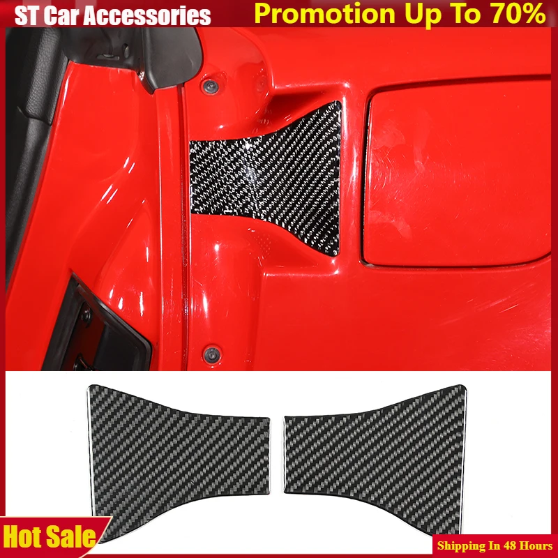 

For Chevrolet Corvette C6 2005-2013 Soft Carbon Fiber Door Handle Door Bowl Protection Trim Sticker Exterior Molding Accessories