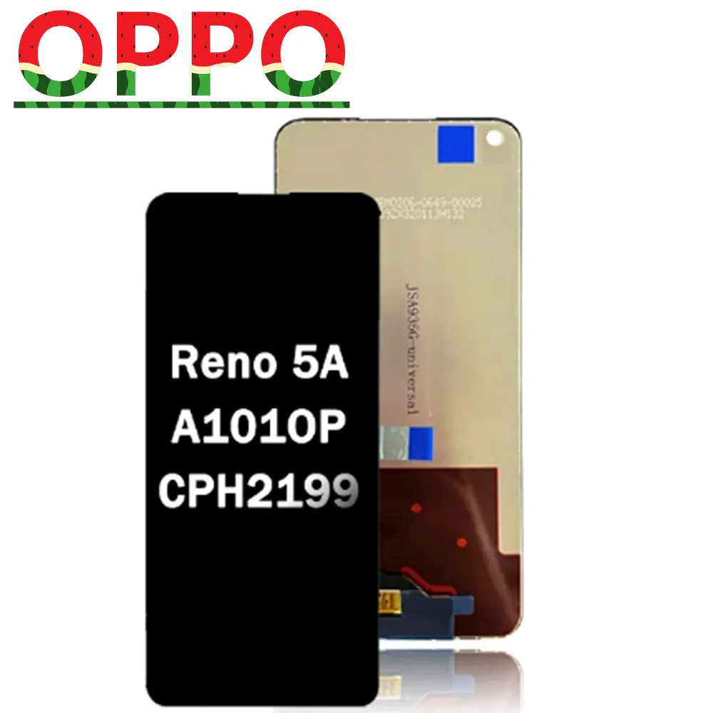

Reno5A Screen For Oppo Reno5 A 5G Display Touch Screen Digitizer Assembly Replacement Reno 5A CPH2199 A101OP LCD