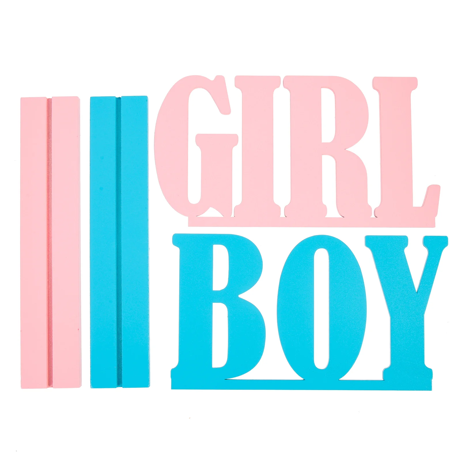 

Girl Reveal Gender Table Boy Decorations Sign Baby Wooden Shower Letter Party Signs Or Gifts Supplies Centerpieces Centerpiece