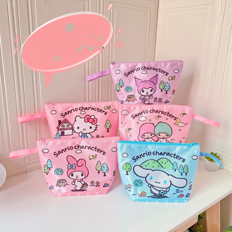 

Мультяшная портативная косметичка большой емкости аниме Kawaii My Melody Корица KT Cat Purin Dog портативная водонепроницаемая сумка для хранения