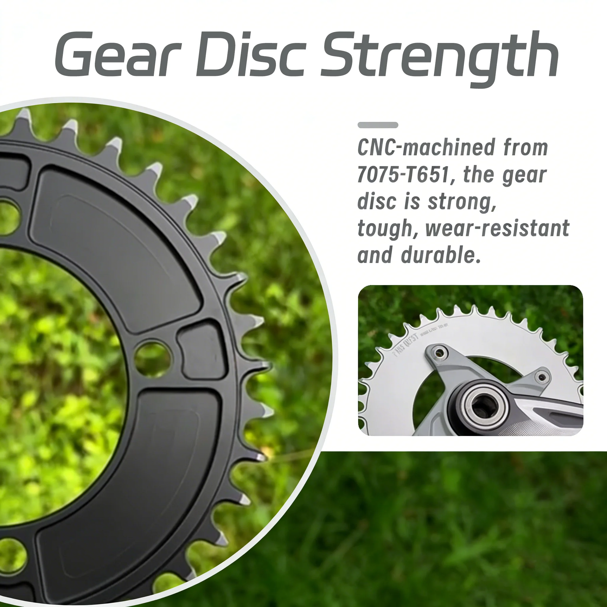 Фото Звезда цепной передачи BCD 104 (32T, 36T, 34T, 38T, 40T) для Shimano SLX M780 M610 M670 Aero Bike Tray MTB Narrow Wide 11V 12V №3