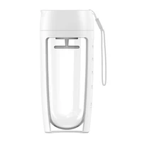 600ml electric shaker bottle with scale rechargeable portable protein mixing cup drop shipping