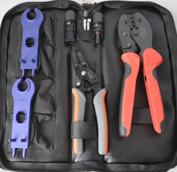 Щипцы для обжима солнечных батарей LY2546B, многофункциональные плоскогубцы с фотогальваническим покрытием, MC четыре