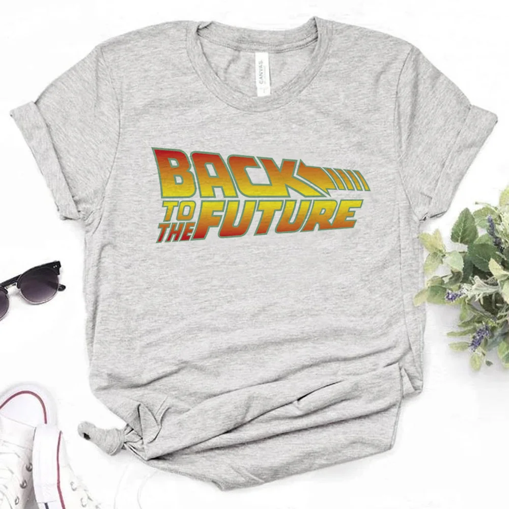 

Back To The Future t shirt women designer t shirt girl graphic streetwear clothing