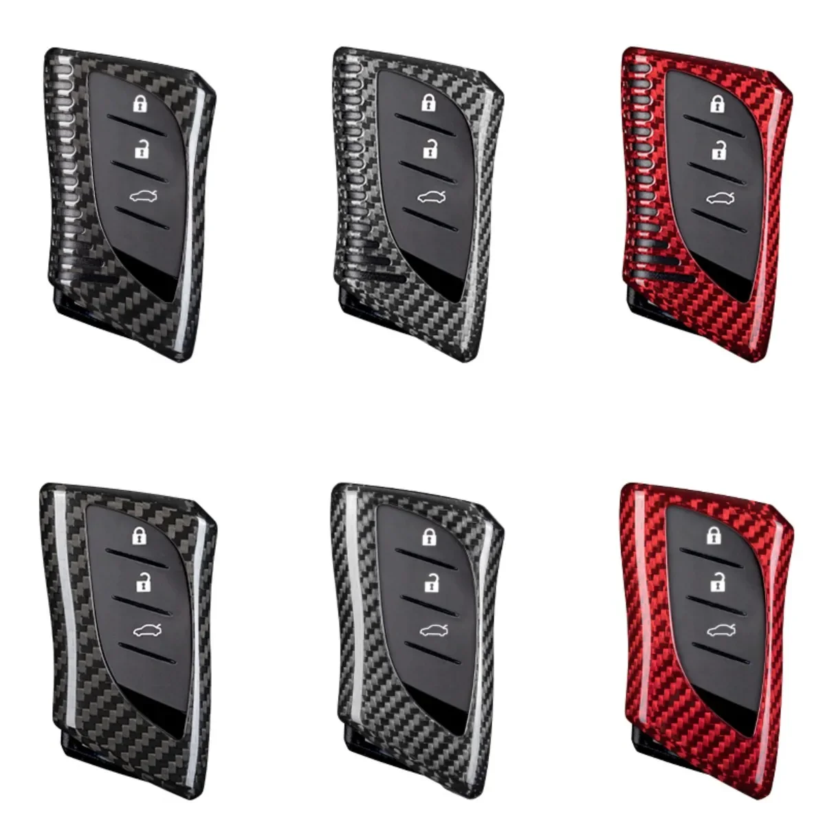 Чехол для ключей из углеродного волокна T-carbon lexus RX 300 330 350 400H IS 250 200 LX 470 570 GX 460 CT 200H