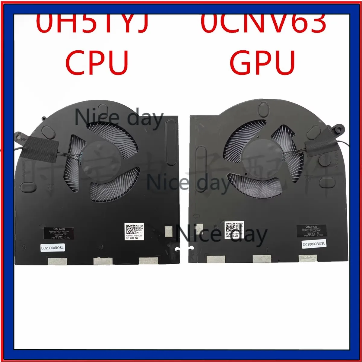 новый для DELL Alienware M17 R4 FAN 0H5TYJ 0CNV63