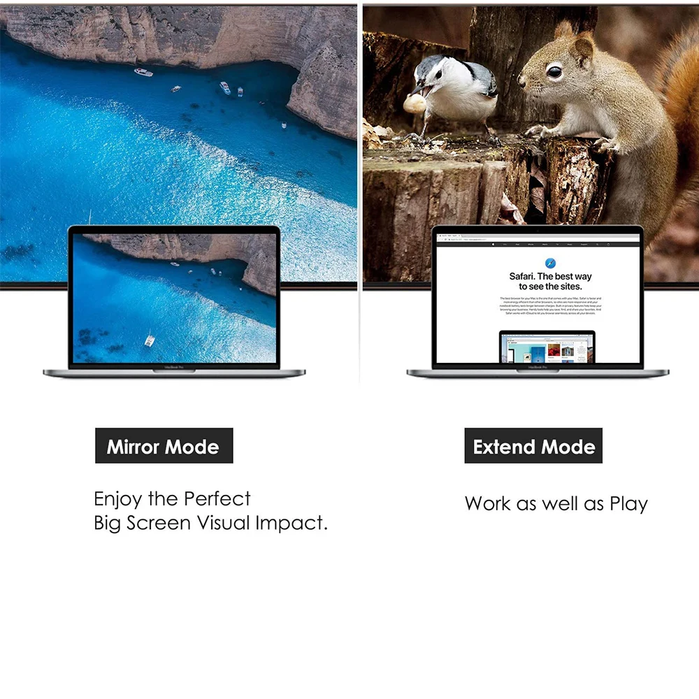 Разветвитель-Переходник USB 3.1 Type C-HDMI 4K VGA для apple macbook pro air mini с портом Thunderbolt 3 |