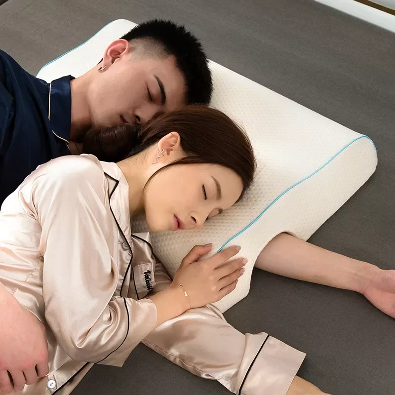 

Style Couple Pillow Slow Rebound Memory Pressure Pillow Anti-Hand Paralysis Lovers Pillow Duet Protection Cervical Pillow