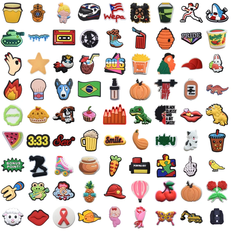 

Летние женские аксессуары для обуви, подвески, дизайнерские булавки, украшения для джинсов, для детей, наборы подвесок для обуви, рождественские подарки