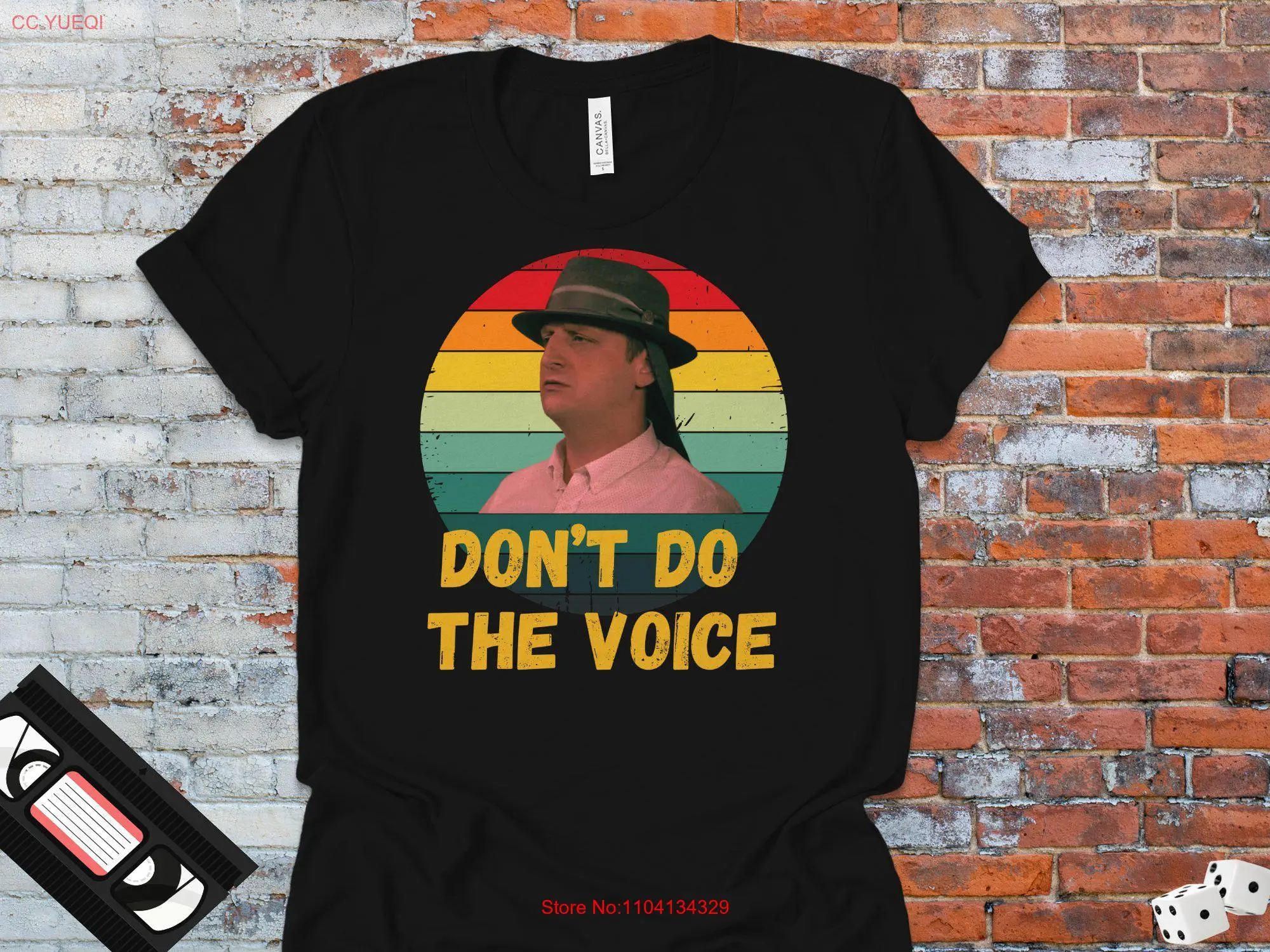 I Think You Should Leave ITYSL Don't Do The Voice Funny T Shirt Vintage Style Retro Humorous long or short sleeves