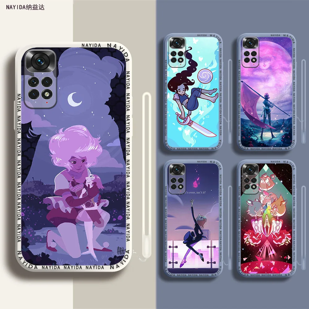 

Phone Case For Xiaomi Redmi Note 12 11 12S Pro Plus 12c 11a 4G 5G Soft Silicone Cover Steven Universe Pearl