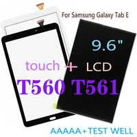 aaaaaa 9 6 lcd for samsung galaxy tab e sm t560 t560 t561 lcd display touch screen panel digitizer for samsung t560 lcd touch