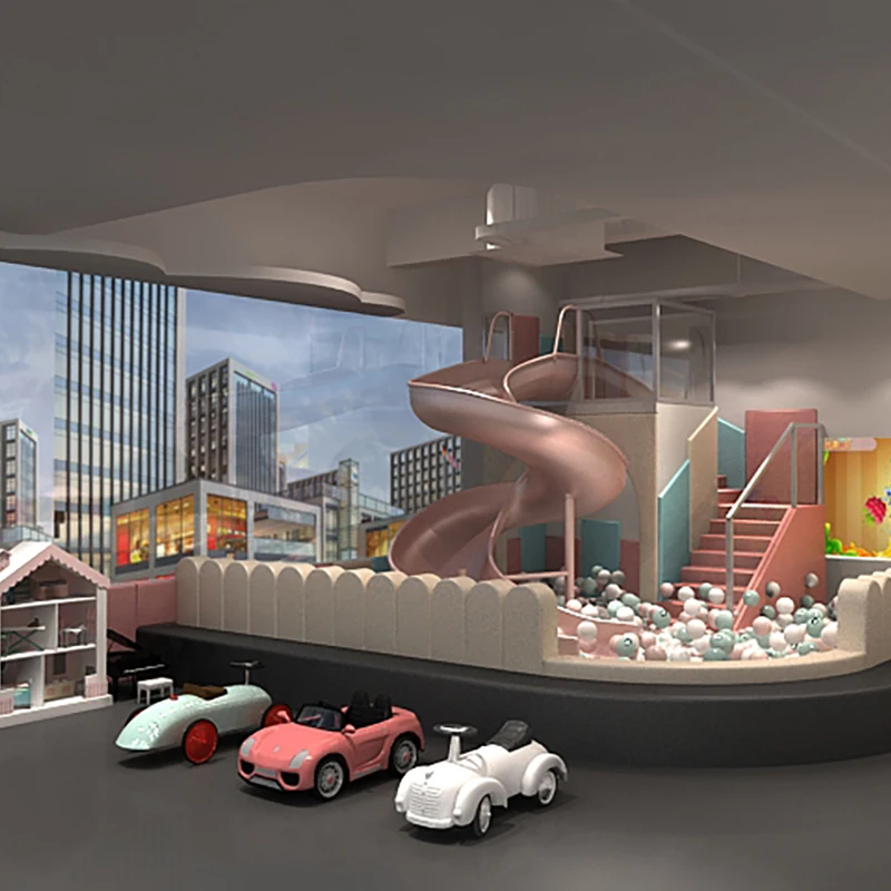 Детская фотоплощадка пластиковая горка для детей детская игровая площадка