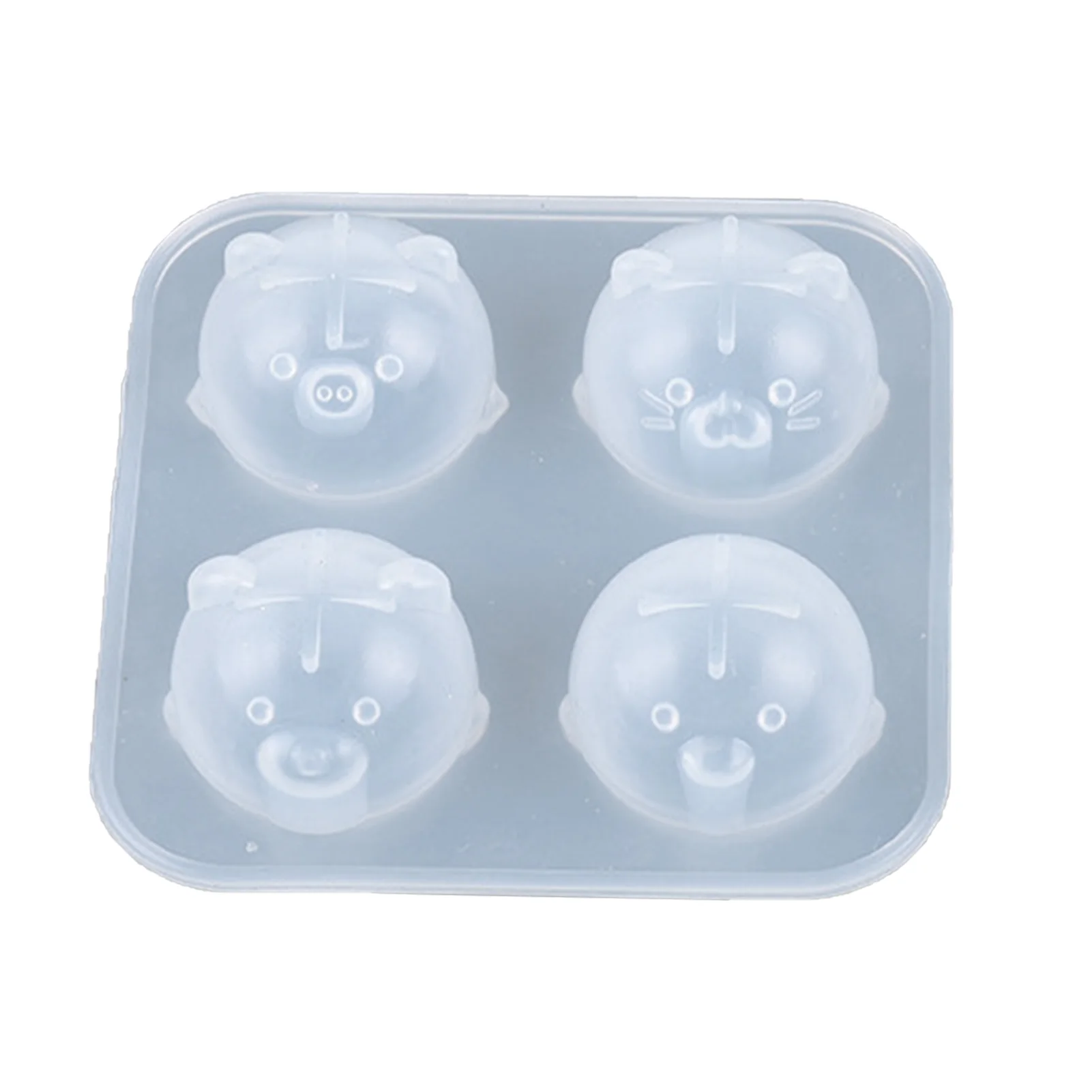

Non Stick Gift Ornament Kids Toy DIY Crafts Jewelry Making Pendant Home Decor Reusable Accessories Cute Animal Epoxy Resin Mold