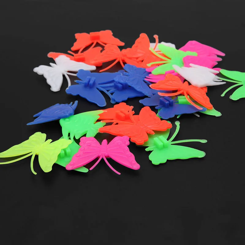 

New 26 pcs Wheel Spoke Colorful for butterfly Fish Decoration Cycling Bi
