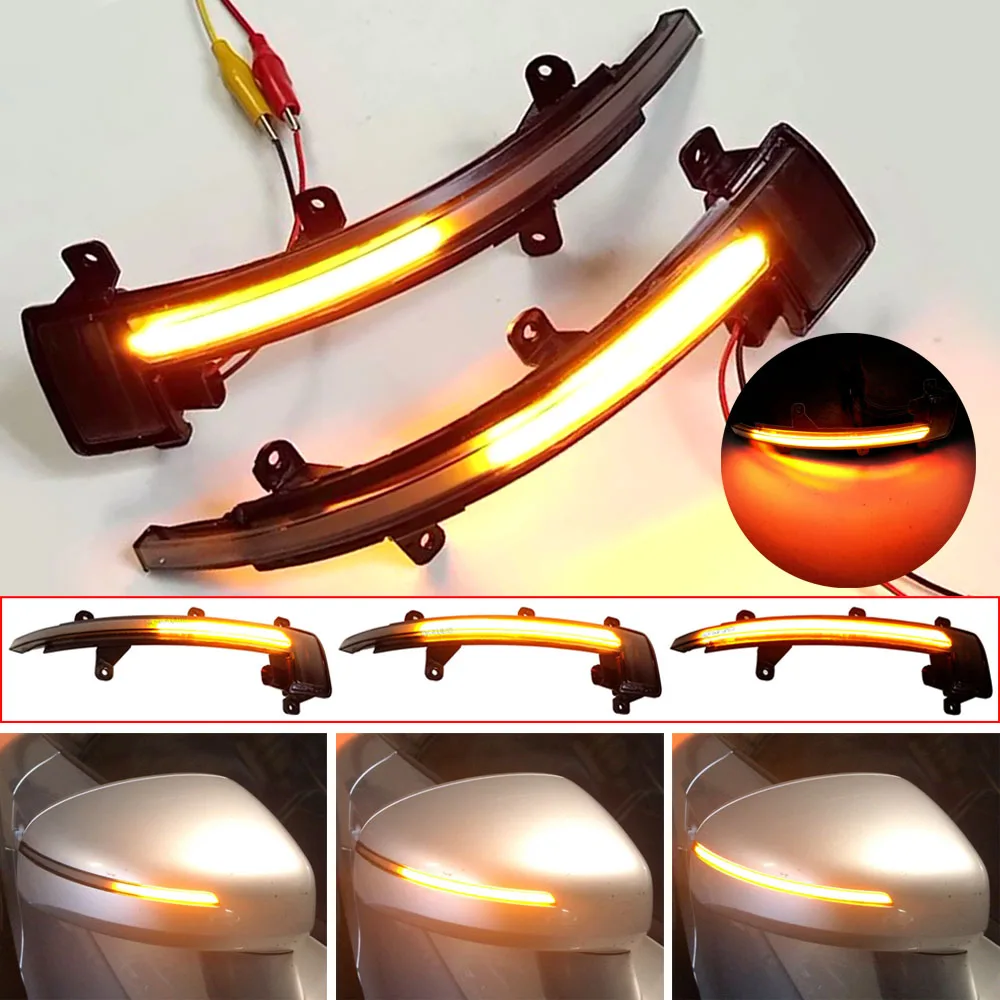 

2Pcs For Audi TT Mk2 8J TTS R8 2007-2014 LED Turn Signal Side Mirror Lights Arrow 2008 2010 2011 2012 2013 TTRS Car Accessories