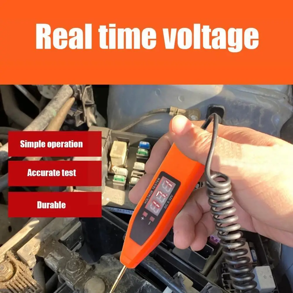 

Digital Display Car Electrical Circuit Test Pen Auto Car Copper New Test Special Tool LCD Repair Circuit Diagnostic Pen R1B3